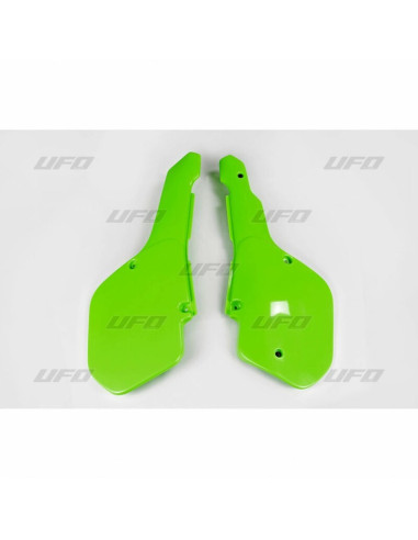 Plaques latérales UFO vert KX Kawasaki KX