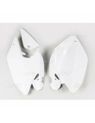 Plaques latérales UFO blanc Honda CRF250X