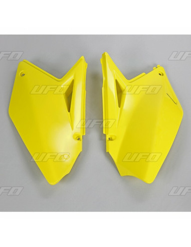 Plaques latérales UFO jaune Suzuki RM-Z250