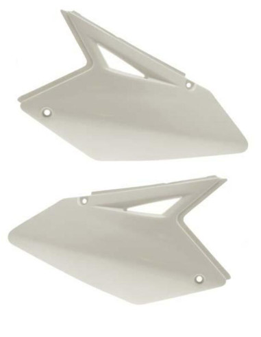 Plaques latérales UFO blanc Suzuki RM-Z250