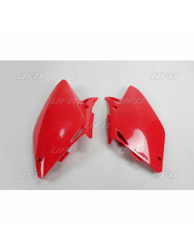 Plaques latérales UFO rouge Honda CRF450R