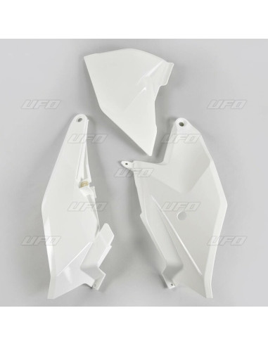 UFO Side Panels & Airbox Cover White KTM SX85