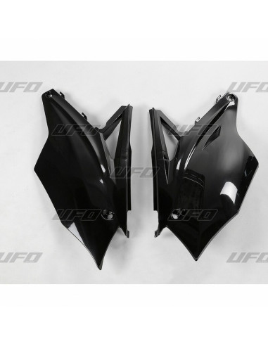 UFO Side Panels Black Kawasaki KX450F