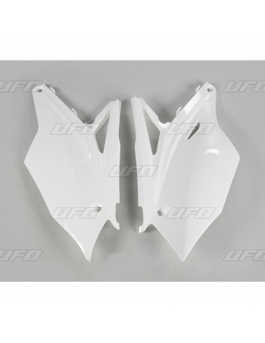 UFO Side Panels White Kawasaki KX450F