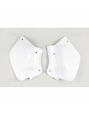 Plaques latérales UFO blanc Honda XR250R/400R