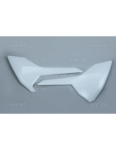 Plaques latérales UFO blanc Husqvarna TC85