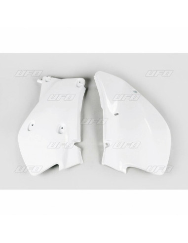 Plaques latérales UFO blanc Honda XR650R