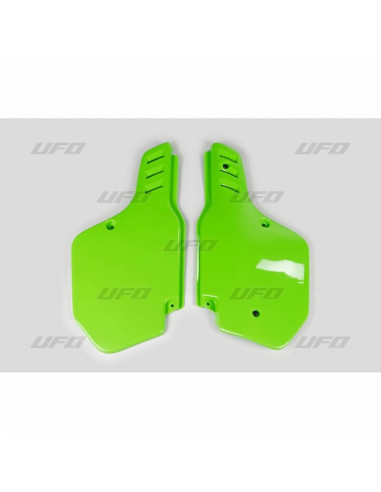 Plaques latérales UFO vert KX Kawasaki KX