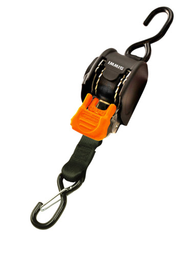 CARGO BUCKLE Retractable Mini 3G Straps with Dual S-Hooks