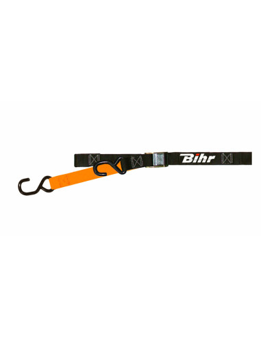 BIHR Bicolor Loop Straps Black/Orange