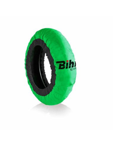 BIHR Home Track EVO2 Autoregulated Tire Warmer Green Tire 180-200mm