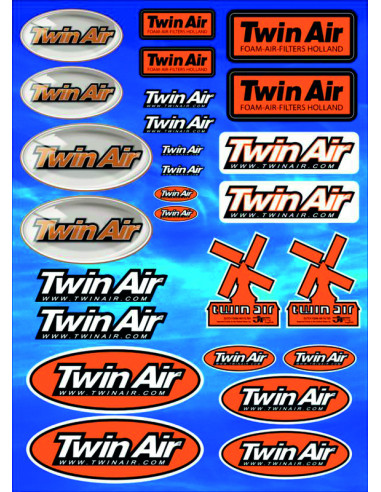 TWIN AIR Sheet of Stickers 2014