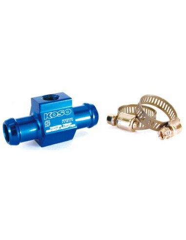 Koso water temperature sensor adapter for Ø22mm hose