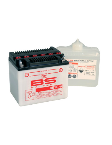 BS BATTERY Battery High performance with Acid Pack - BB7C-A