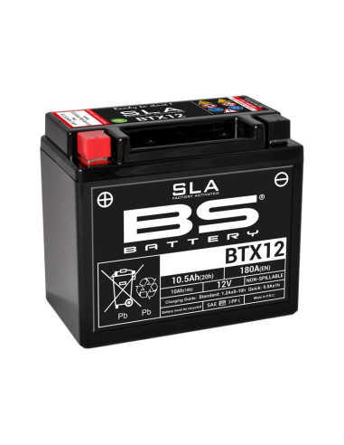 BS BATTERY SLA Battery Maintenance Free Factory Activated - BTX12