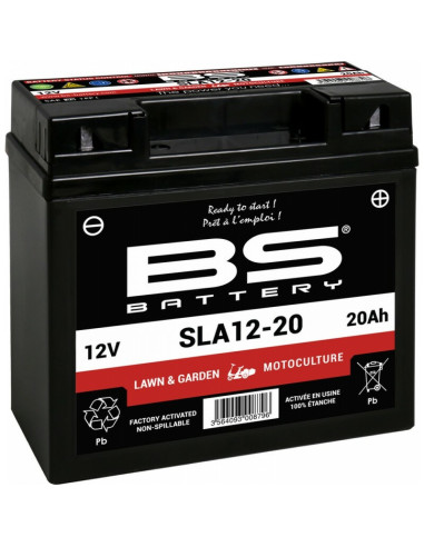 BS BATTERY SLA Battery Maintenance Free Factory Activated - SLA12-20