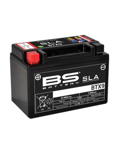 BS BATTERY SLA Battery Maintenance Free Factory Activated - BTX9