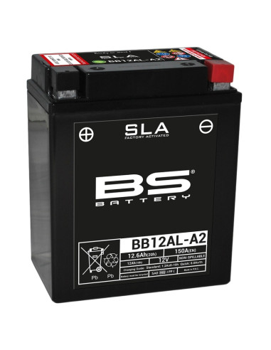 Batterie BS BATTERY SLA sans entretien activé usine - BB12AL-A2