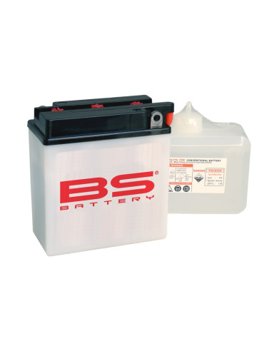 Batterie BS BATTERY Haute-performance avec pack acide - BB12C-A