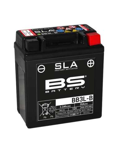 BS BATTERY SLA Battery Maintenance Free Factory Activated - BB3L-B
