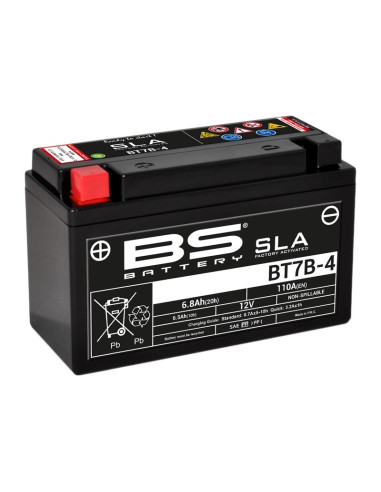 BS BATTERY SLA Battery Maintenance Free Factory Activated - BT7B-4