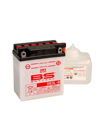 BS BATTERY Battery High performance with Acid Pack - BB3L-B