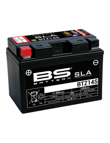 BS BATTERY SLA Battery Maintenance Free Factory Activated - BTZ14S