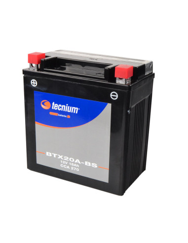 TECNIUM Battery Maintenance Free with Acid Pack - BTX20A-BS