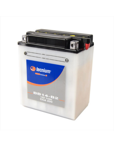 TECNIUM Battery Conventional with Acid Pack - BB14-B2