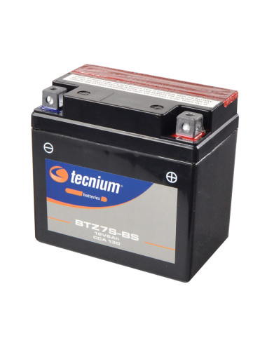 Batterie TECNIUM Sans entretien avec pack acide - BTZ7S-BS