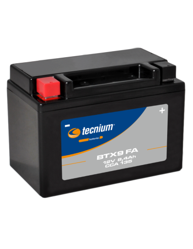 TECNIUM Battery Maintenance Free Factory Activated - BTX9 FA