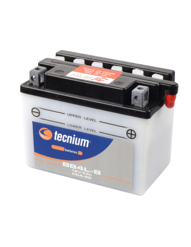 TECNIUM Battery Conventional with Acid Pack - BB4L-B