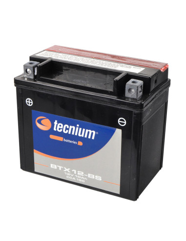 Batterie TECNIUM Sans entretien avec pack acide - BTX12-BS