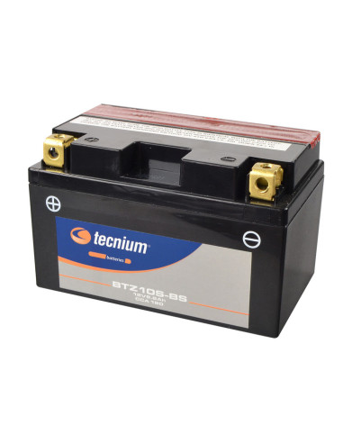 Batterie TECNIUM Sans entretien avec pack acide - BTZ10S-BS