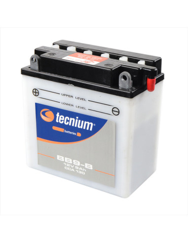 TECNIUM Battery Conventional with Acid Pack - BB9-B