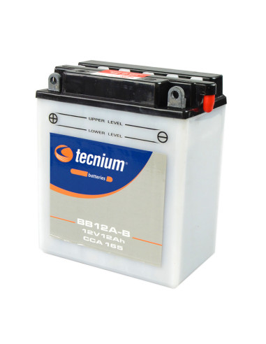 TECNIUM Battery Conventional with Acid Pack - BB12A-B