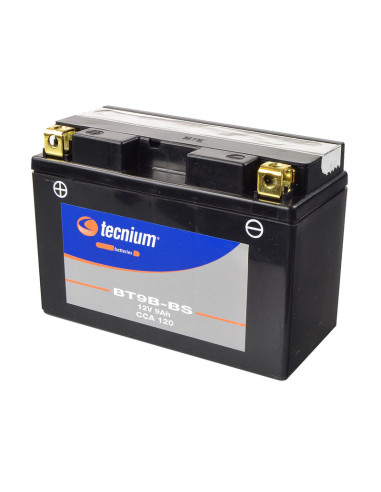 TECNIUM Battery Maintenance Free with Acid Pack - BT9B-BS