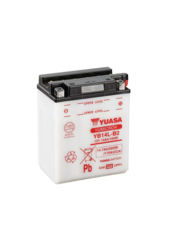 YUASA Battery Conventional without Acid Pack - YB14L-B2