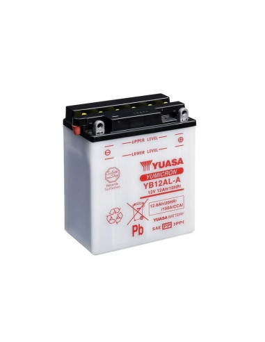 YUASA Battery Conventional without Acid Pack - YB12AL-A