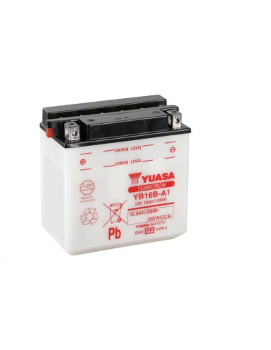 YUASA Battery Conventional without Acid Pack - YB16BA-1