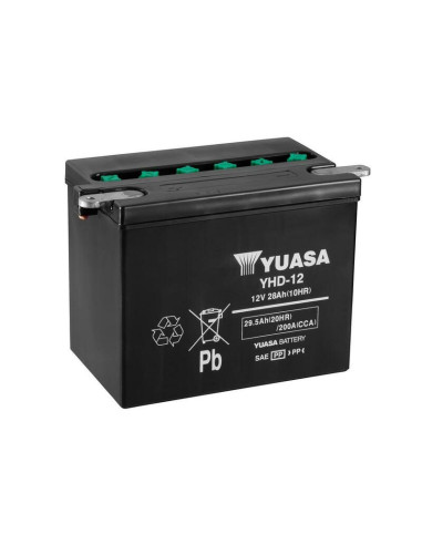 YUASA Battery Conventional without Acid Pack - YHD-12