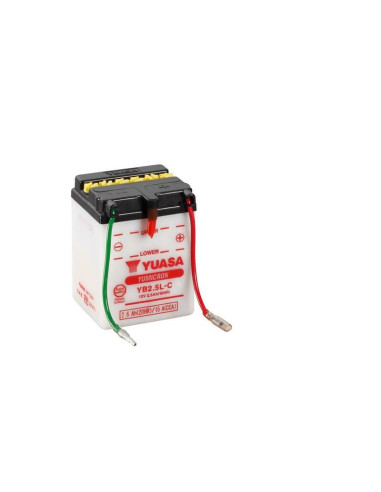YUASA Battery Conventional without Acid Pack - YB2.5L-C