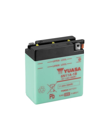 YUASA Battery Conventional without Acid Pack - 6N11A-1B