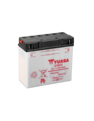 Batterie YUASA conventionnelle sans pack acide - 51913