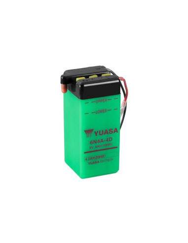 Batterie YUASA conventionnelle sans pack acide - 6N4A-4D
