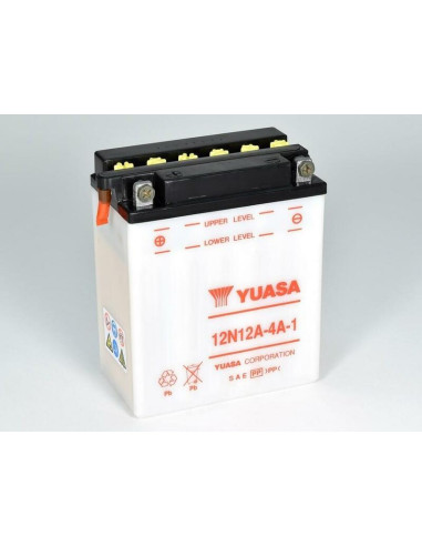 Batterie YUASA conventionnelle sans pack acide - 12N12A-4A-1