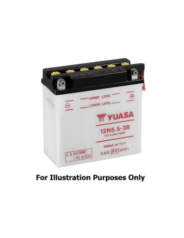 Batterie YUASA conventionnelle sans pack acide - 12N24-3A
