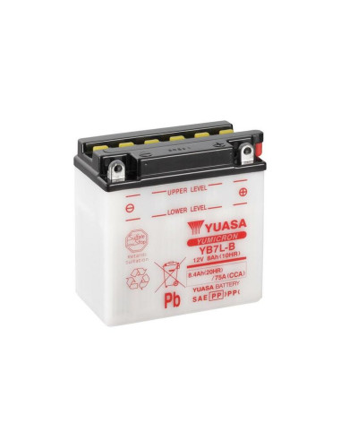 YUASA Battery Conventional without Acid Pack - YB7L-B