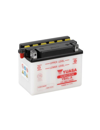 YUASA Battery Conventional without Acid Pack - YB4L-A