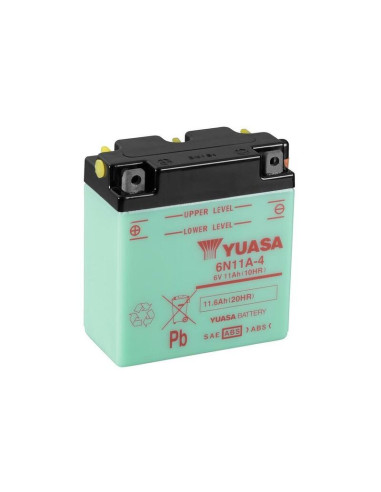 Batterie YUASA conventionnelle sans pack acide - 6N11A-4